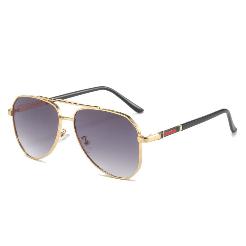 Damen Designer-Sonnenbrille mit ovalem Rahmen und luxuriösen Akzenten Brehn