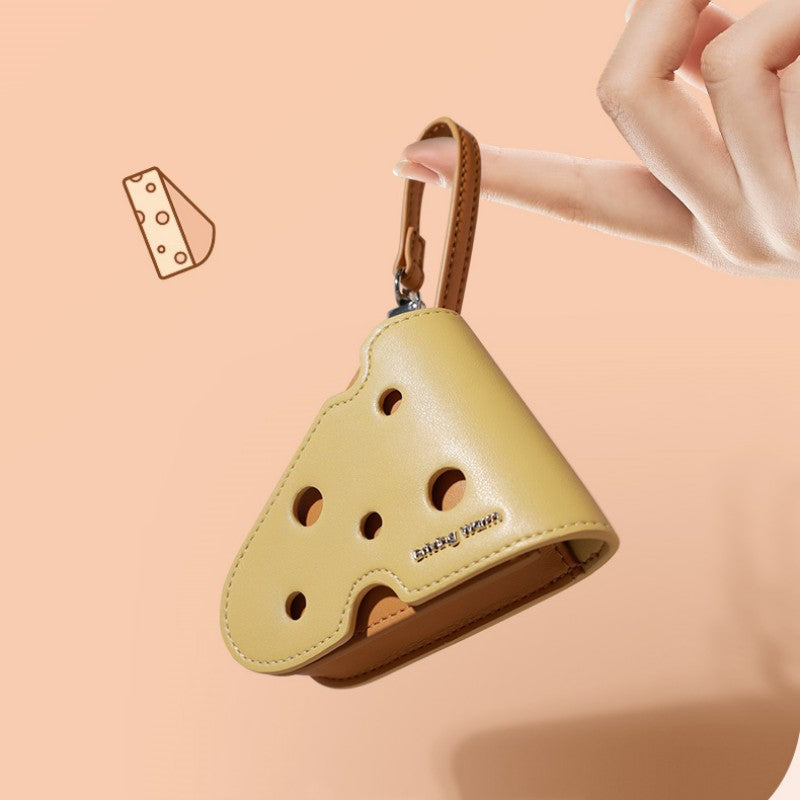 Brehn | Süße Käse Schlüsselanhänger Tasche