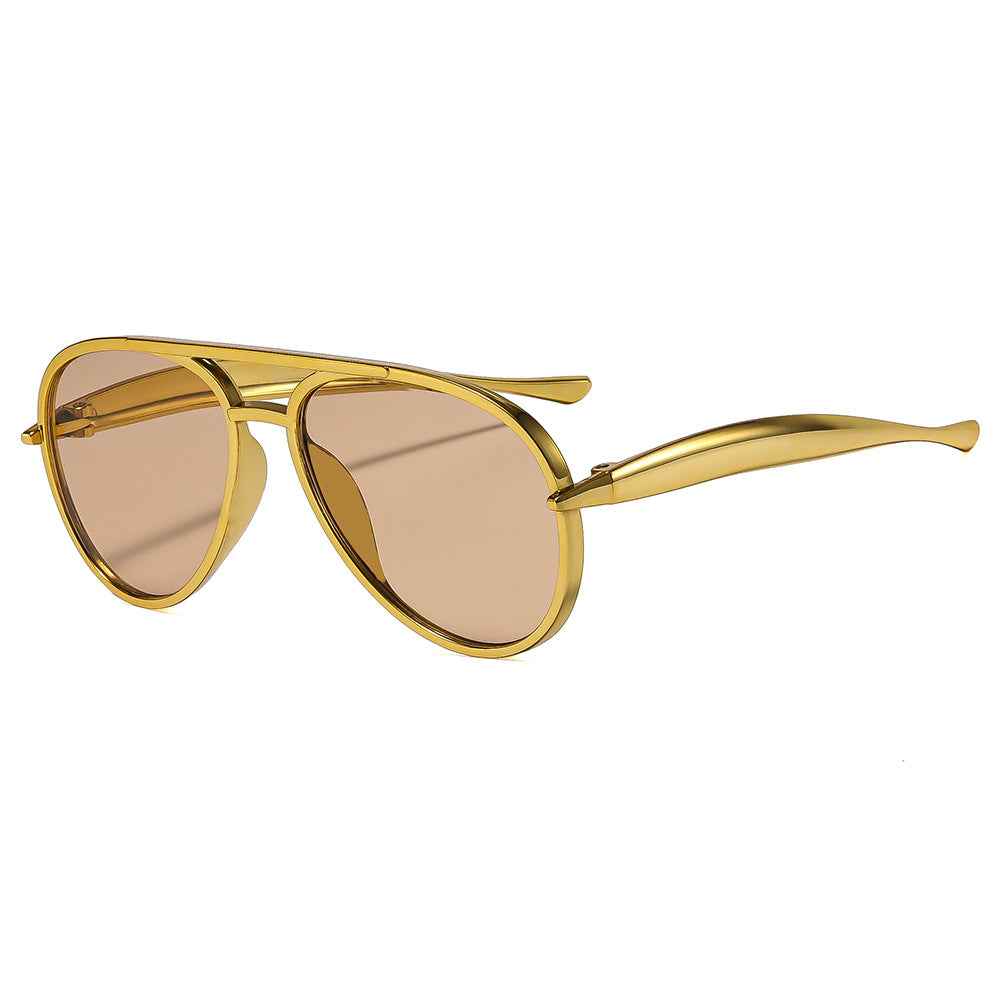 Herren Premium Metallrahmen Aviator Sonnenbrille Brehn