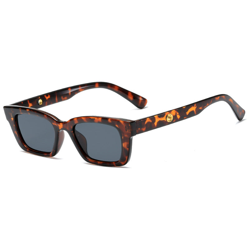 Damen trendige quadratische Sonnenbrille im Vintage-Stil Brehn