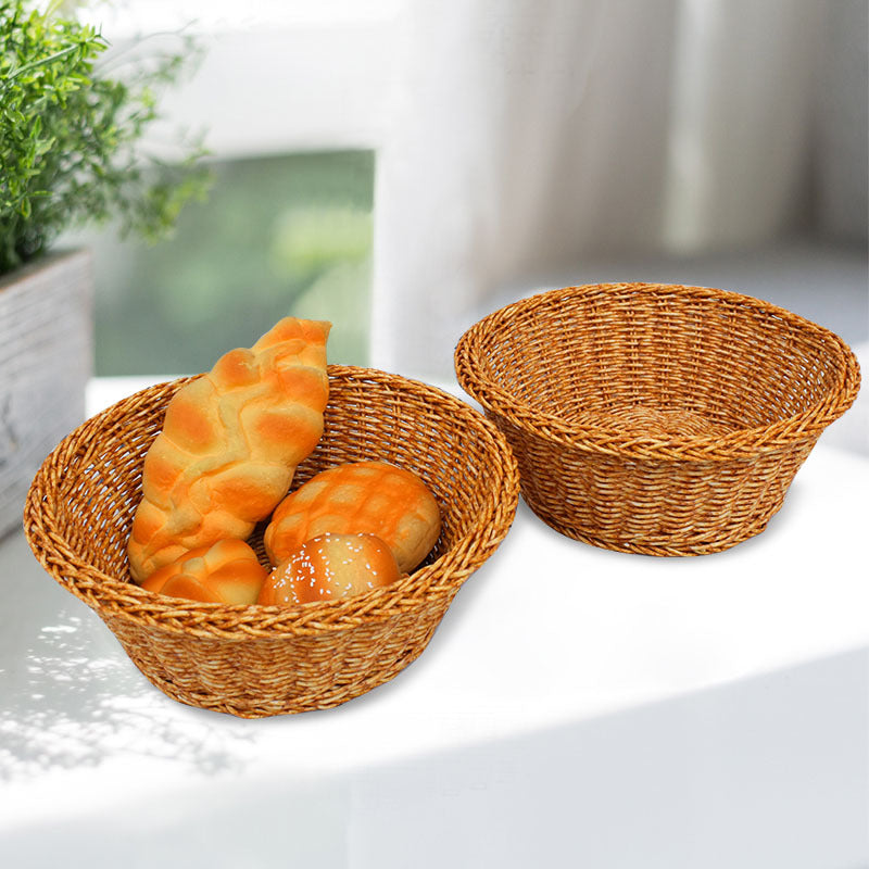 Dekorative handgefertigte Weidenfrüchteschale Brehn
