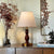 Elegante dekorative Tischlampe