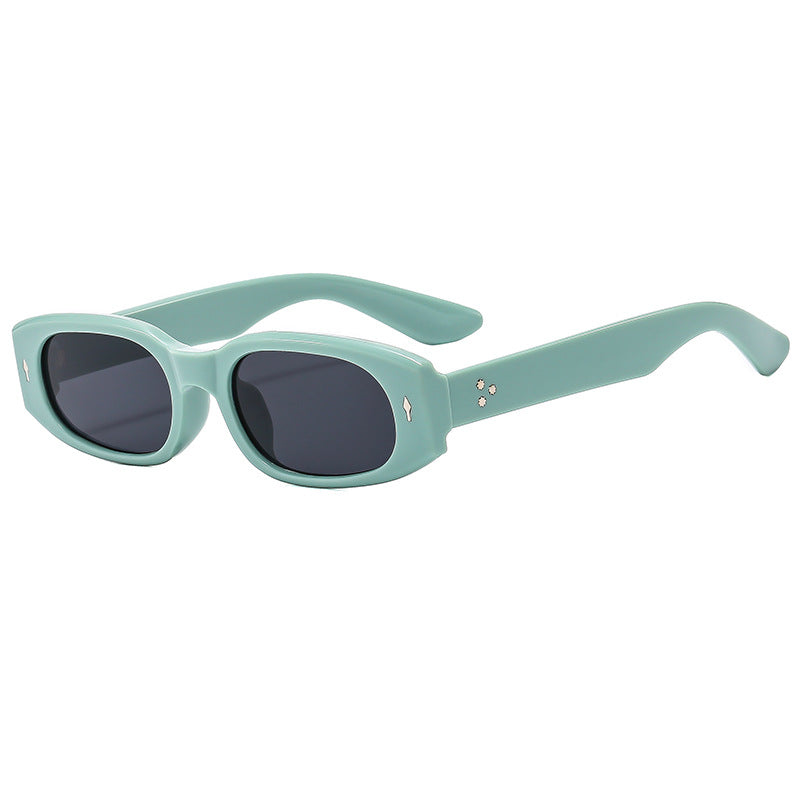 Damen Designer-Sonnenbrille mit stilvollem, quadratischem Rahmen Brehn
