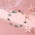 Rose Quartz Charm Fußkettchen Brehn