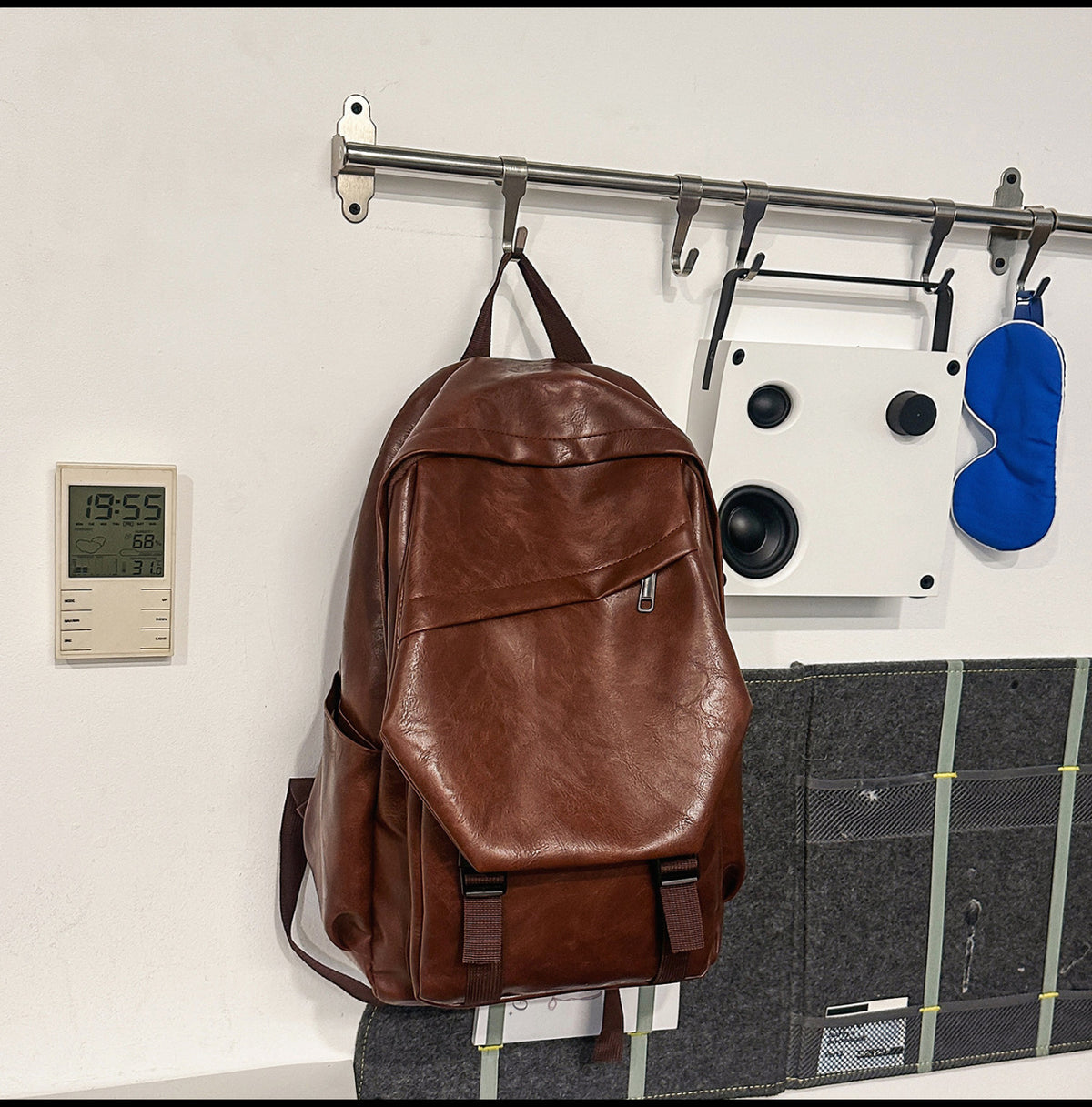 Vintage Leder Rucksack Brehn