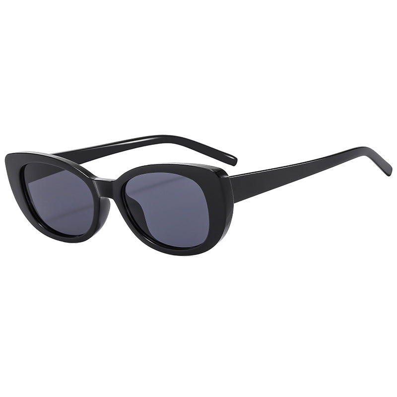 Damen Cat-Eye Sonnenbrille mit hochglänzendem Kunststoffrahmen Brehn