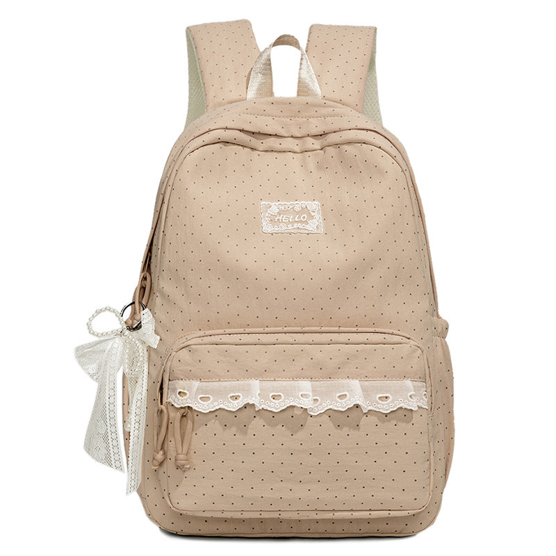 Stylischer Punkte Rucksack Brehn