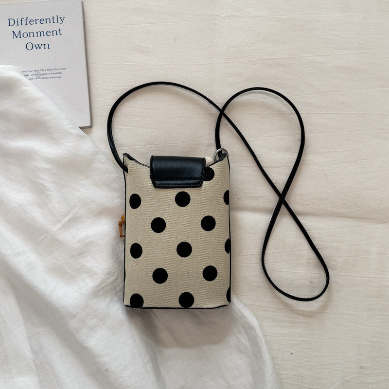 WoPlayful Polka Dot Umhängetasche Brehn
