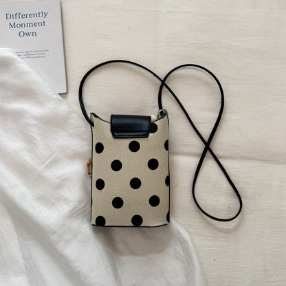 WoPlayful Polka Dot Umhängetasche Brehn