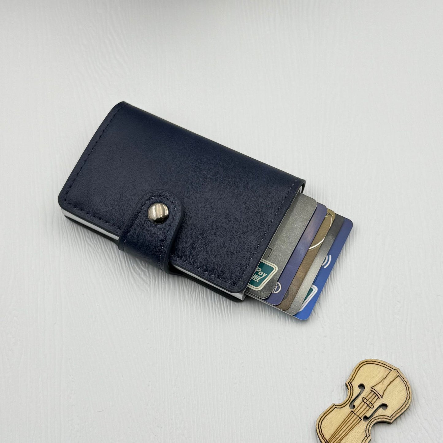 RFID-Blockierende Lederkartenbörse