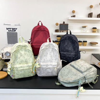 Stylischer Blumenmuster-Rucksack Brehn