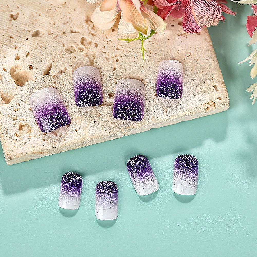 Ombre Glitter Nagelspitzen Brehn
