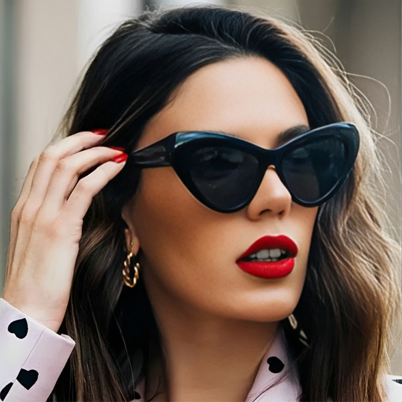 Damen Cat-Eye Sonnenbrille im markanten Design Brehn