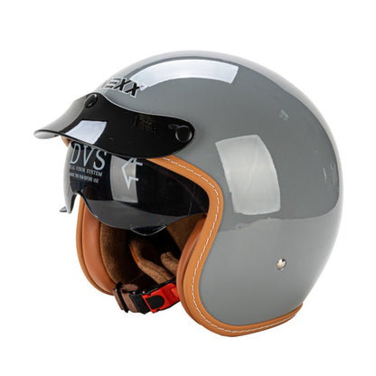 Klassischer offener Motorradhelm Brehn