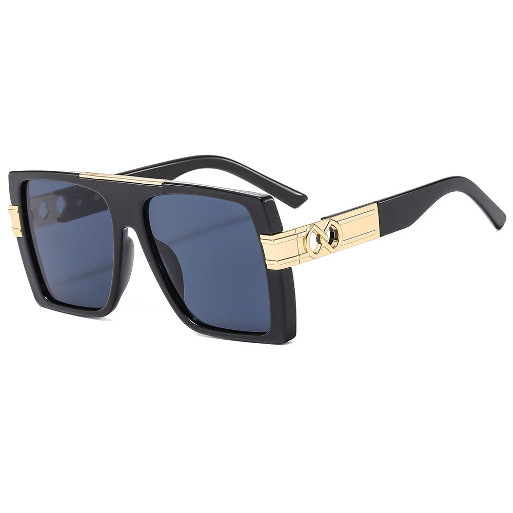 Damen oversized Sonnenbrille mit extravaganten Glitzerakzenten Brehn