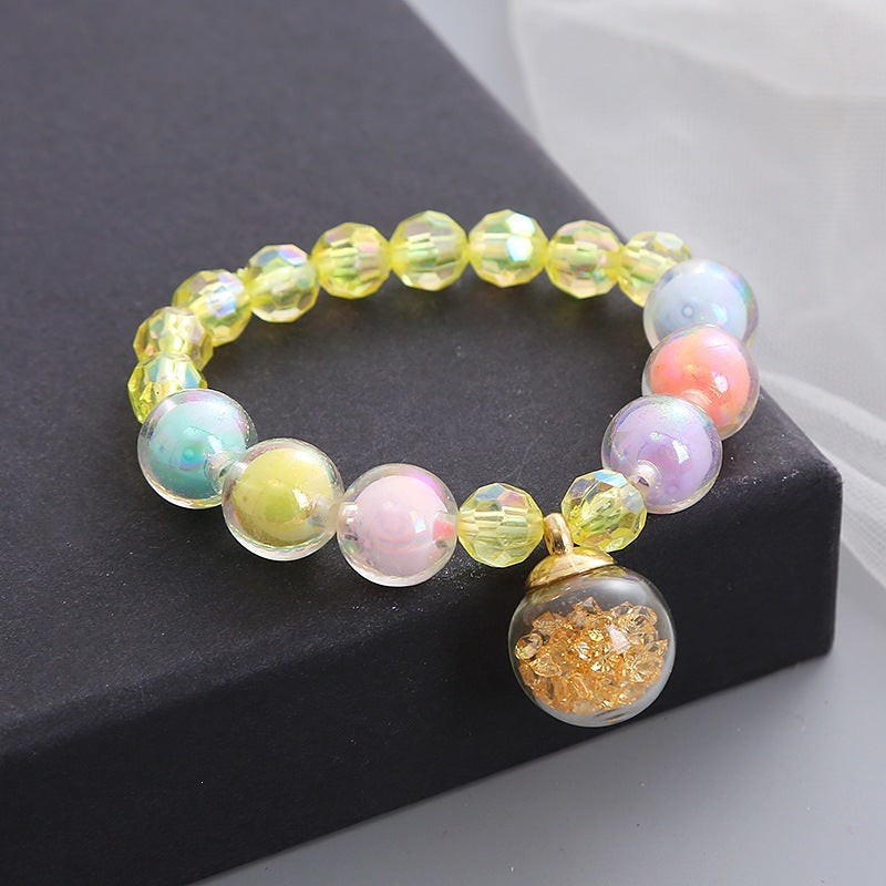 Armband Aus Bunten Glasperlen Brehn
