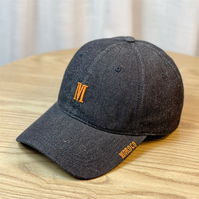 Männer bestickte Denim Baseballmütze Brehn