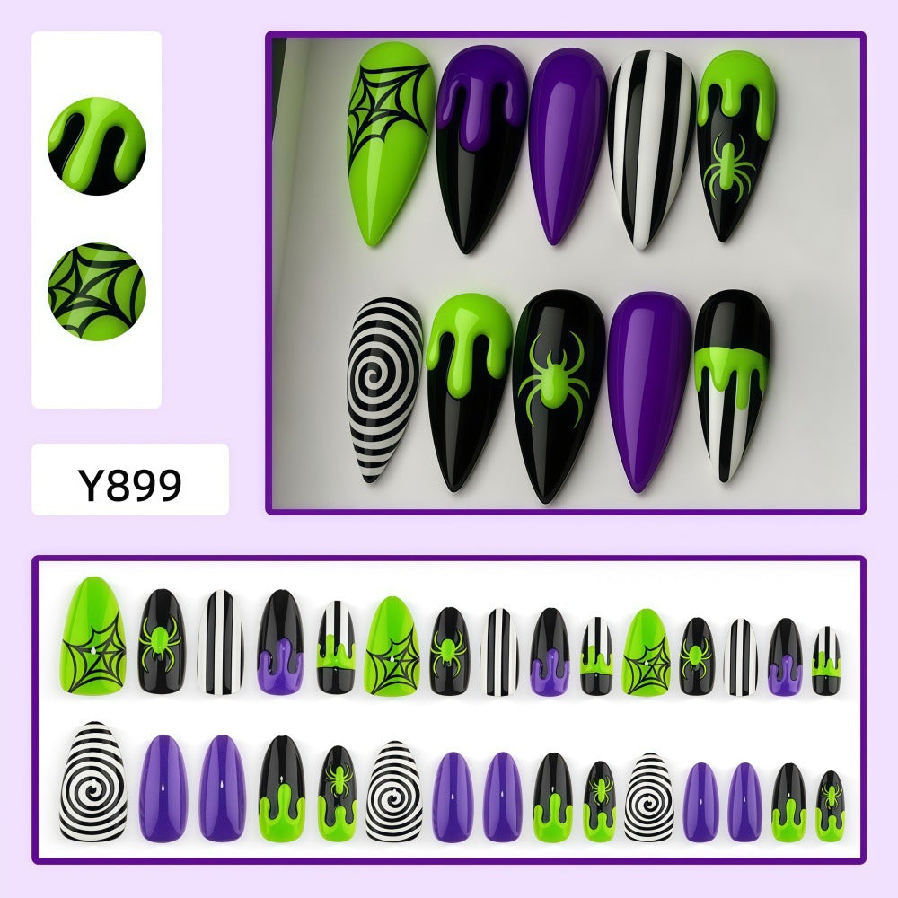 Spooky Kunstnagel-Set Brehn