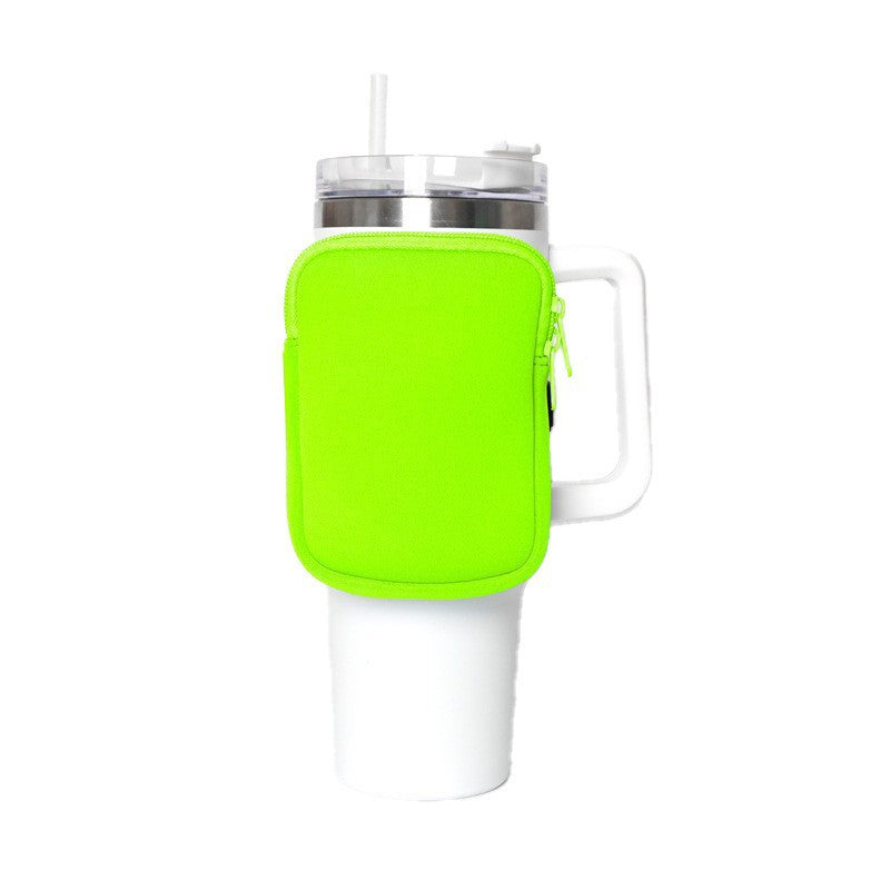 Unisex Getränkehalter mit praktischer Tasche Brehn