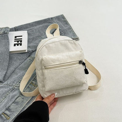 Kompakter Cord-Ripp- Mini-Rucksack Brehn