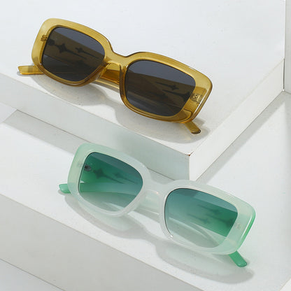 Moderne Minimalistische Quadratische Rahmen Sonnenbrille Brehn