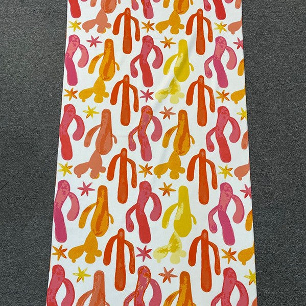 Strandtuch mit tropischem Flamingo-Design Brehn