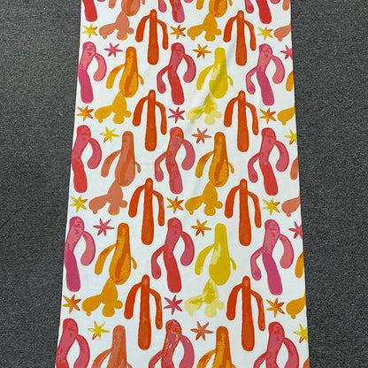 Strandtuch mit tropischem Flamingo-Design Brehn