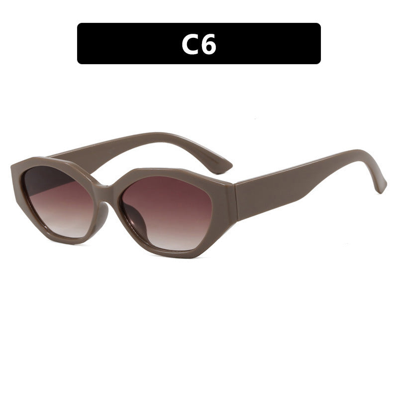 Damen stilvolle Sonnenbrille im modern geometrischen Design mit schützendem UV-Filter Brehn