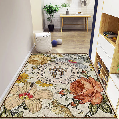 Blumengemusterter dekorativer Teppich