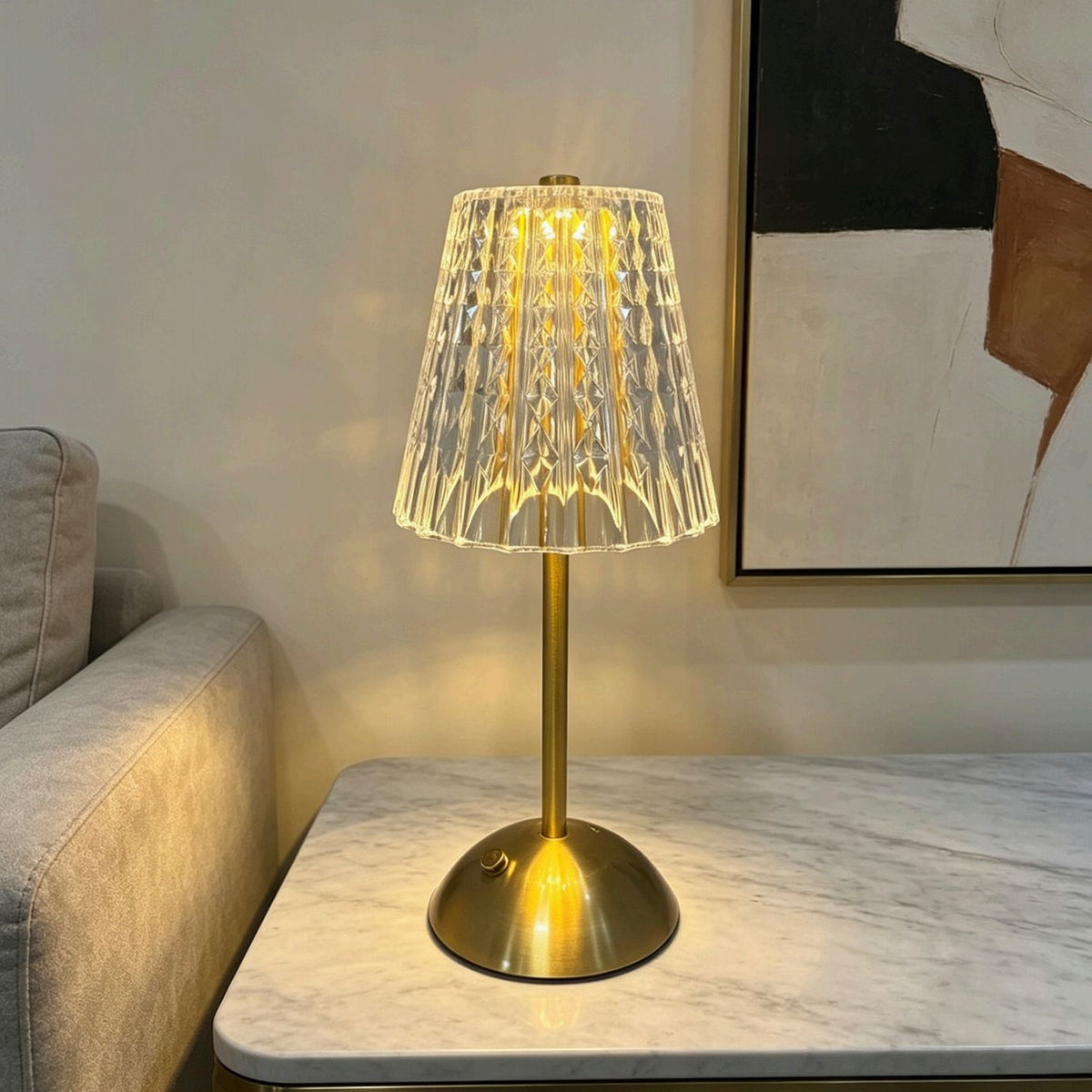 Elegante Tischlampe