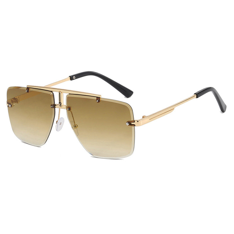Damen quadratische Sonnenbrille im stilvollen minimalistischen Design Brehn