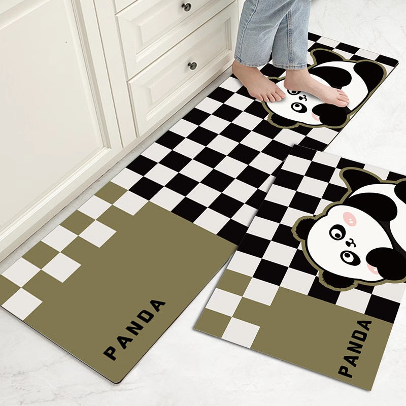 Verspielt Panda-Motiv Küchenläufer Matten