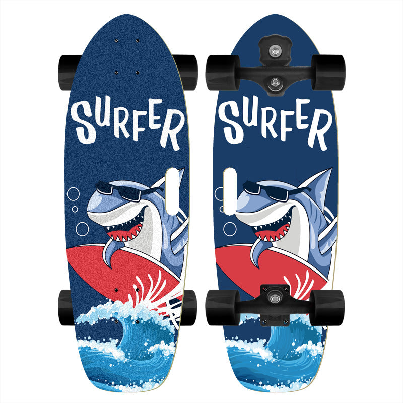 Skateboard mit individuellem Cartoon-Design Brehn