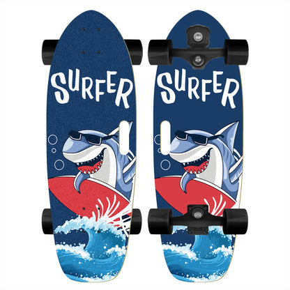 Skateboard mit individuellem Cartoon-Design Brehn