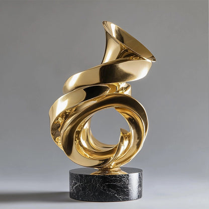 Abstrakte Flammen Skulptur