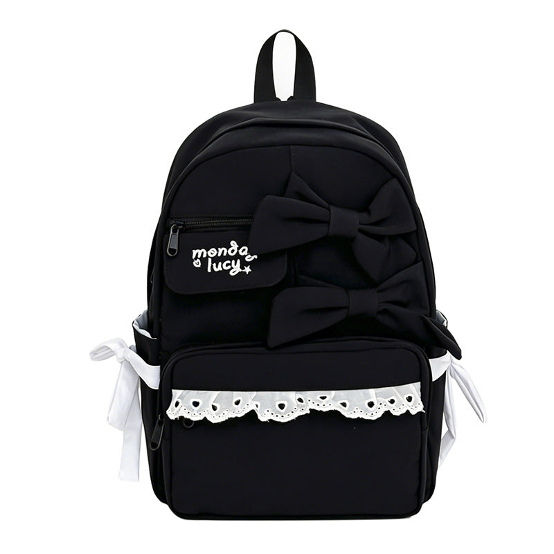 Süße Rucksack mit Schleifen-Detail Brehn