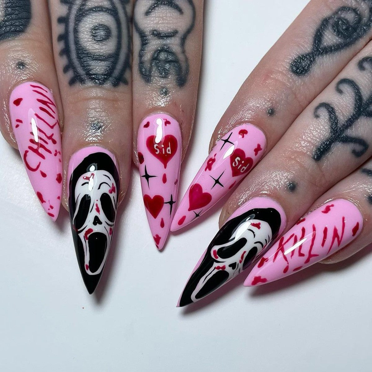 Urlaubs-Themen Press-On Nail Art Brehn