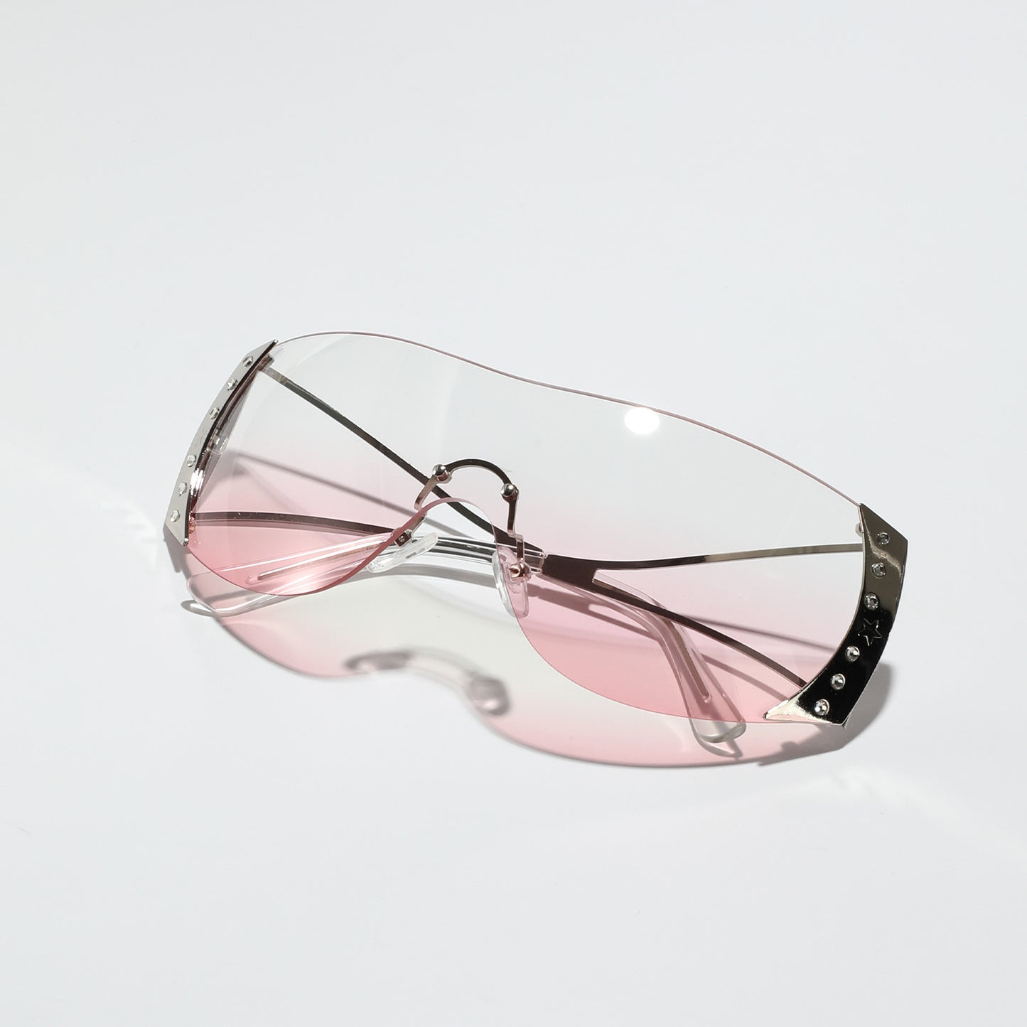 Damen futuristische Sonnenbrille mit stilvollem Rahmen und hochgradigem UV-Schutz Brehn