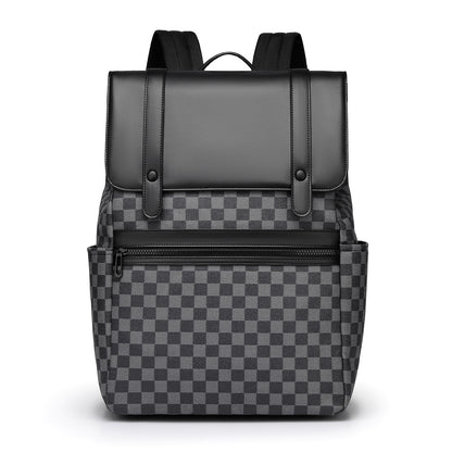 Moderner Karierter Muster Rucksack Brehn