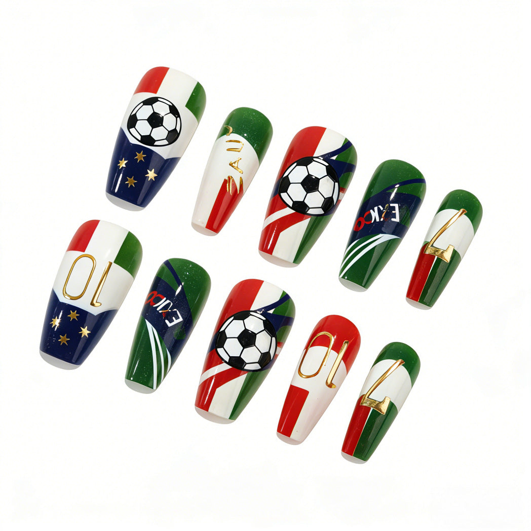 Sportliche Nagelkunst Design Brehn