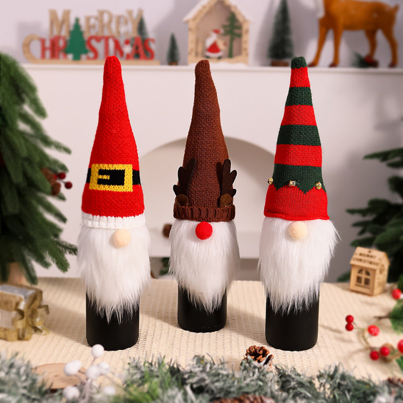Dekorative Weihnachtsmann-Flaschenwärmer Brehn