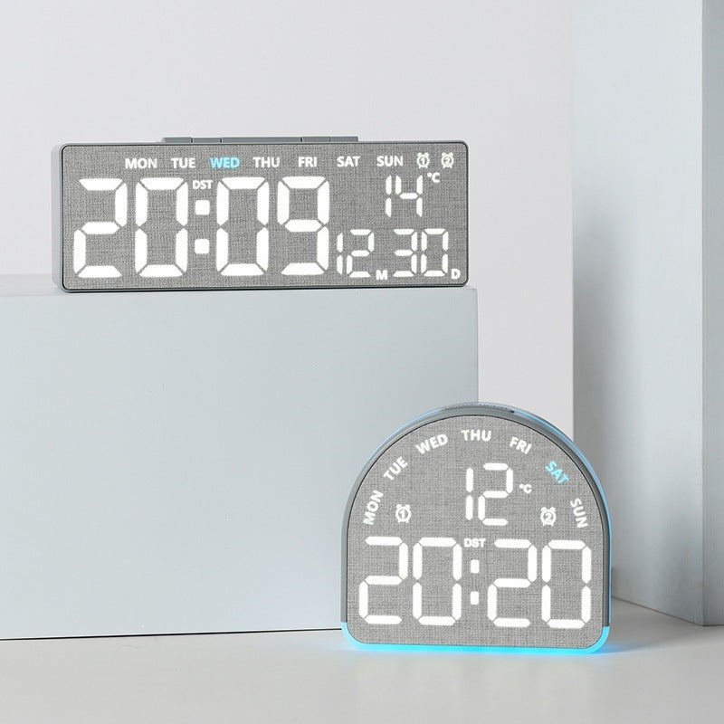 Digitaler Wecker mit Temperatursensor und Dateianzeige Brehn