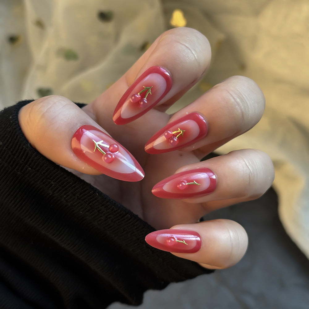 Premium Dekorativer Druck-On-Nagelset Brehn