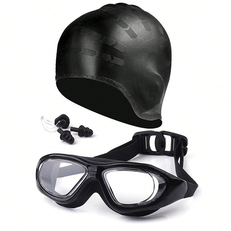 Schwimmset mit Komfort-Schwimmbrille und Kappe Brehn