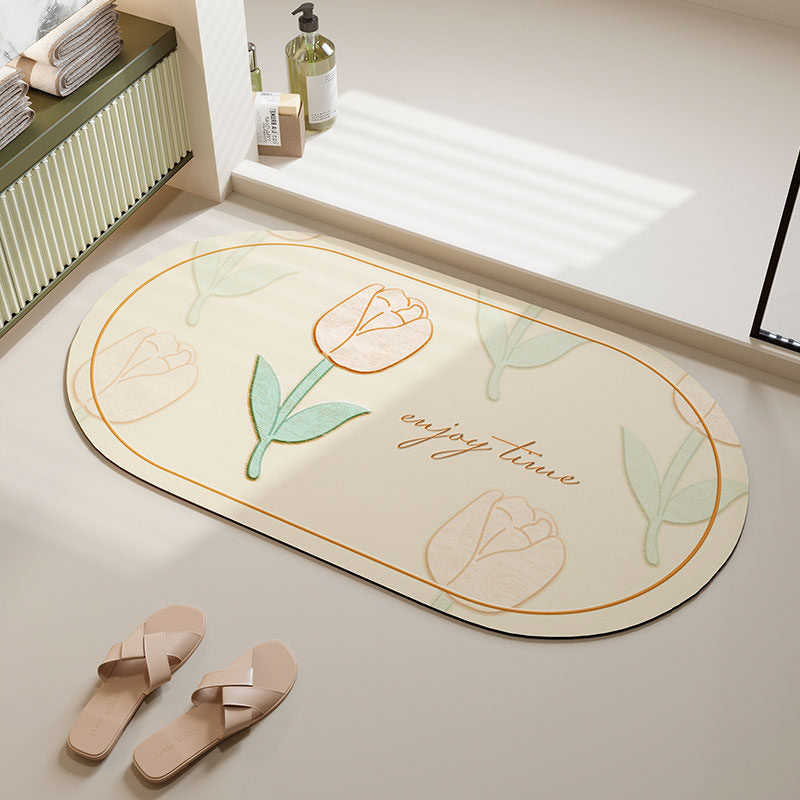 Weiche florale Badmatte Brehn
