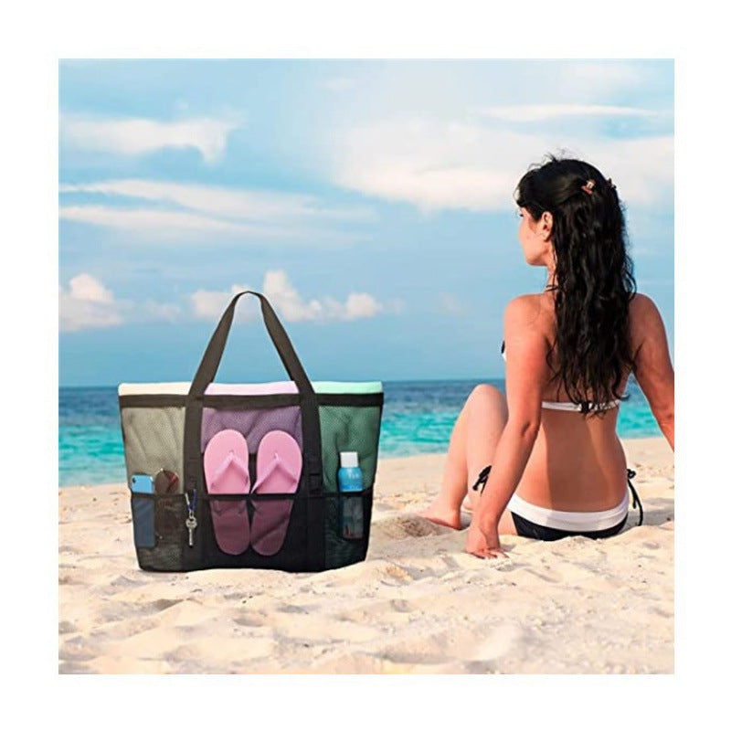 Geräumige Netz-Strandtasche Brehn