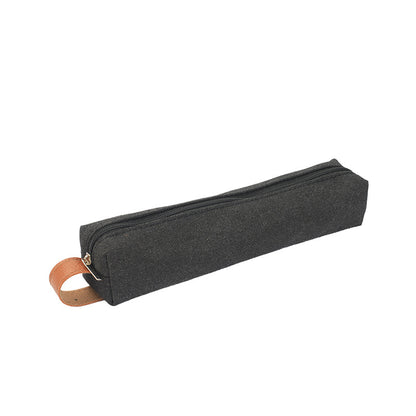 Minimalistische Leinwand Federmäppchen