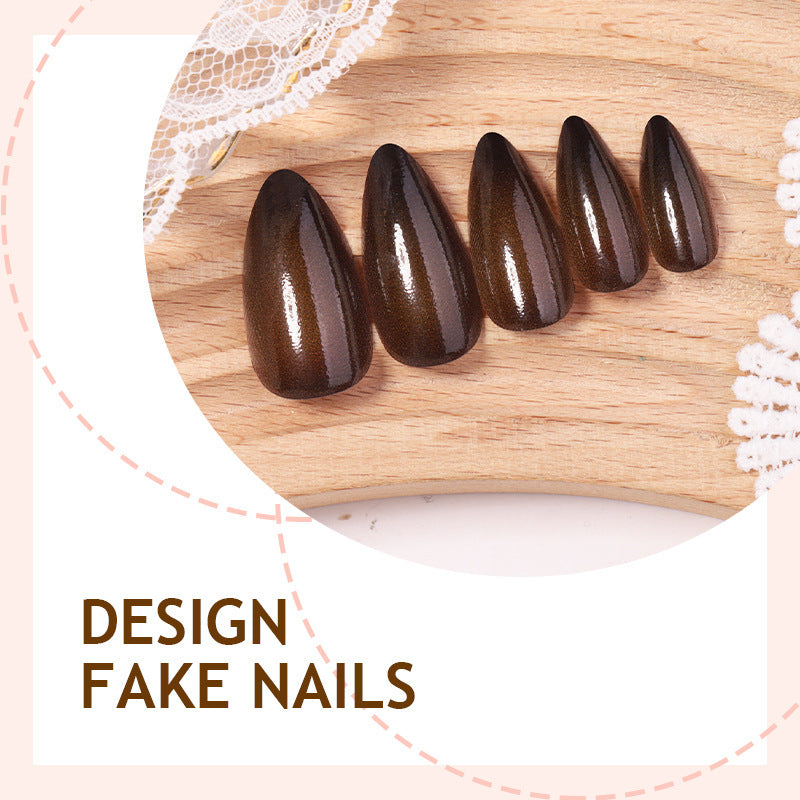 Kunstnagelset mit eleganten Tropfenformen Brehn
