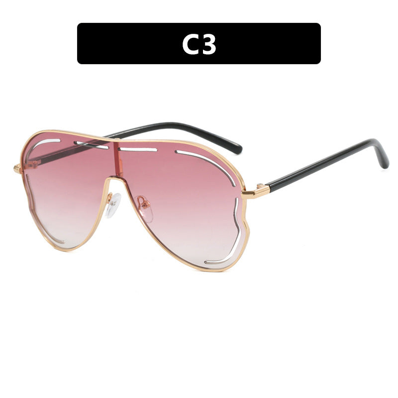 Damen luxuriöse Piloten-Sonnenbrille mit modernem Rahmen Brehn