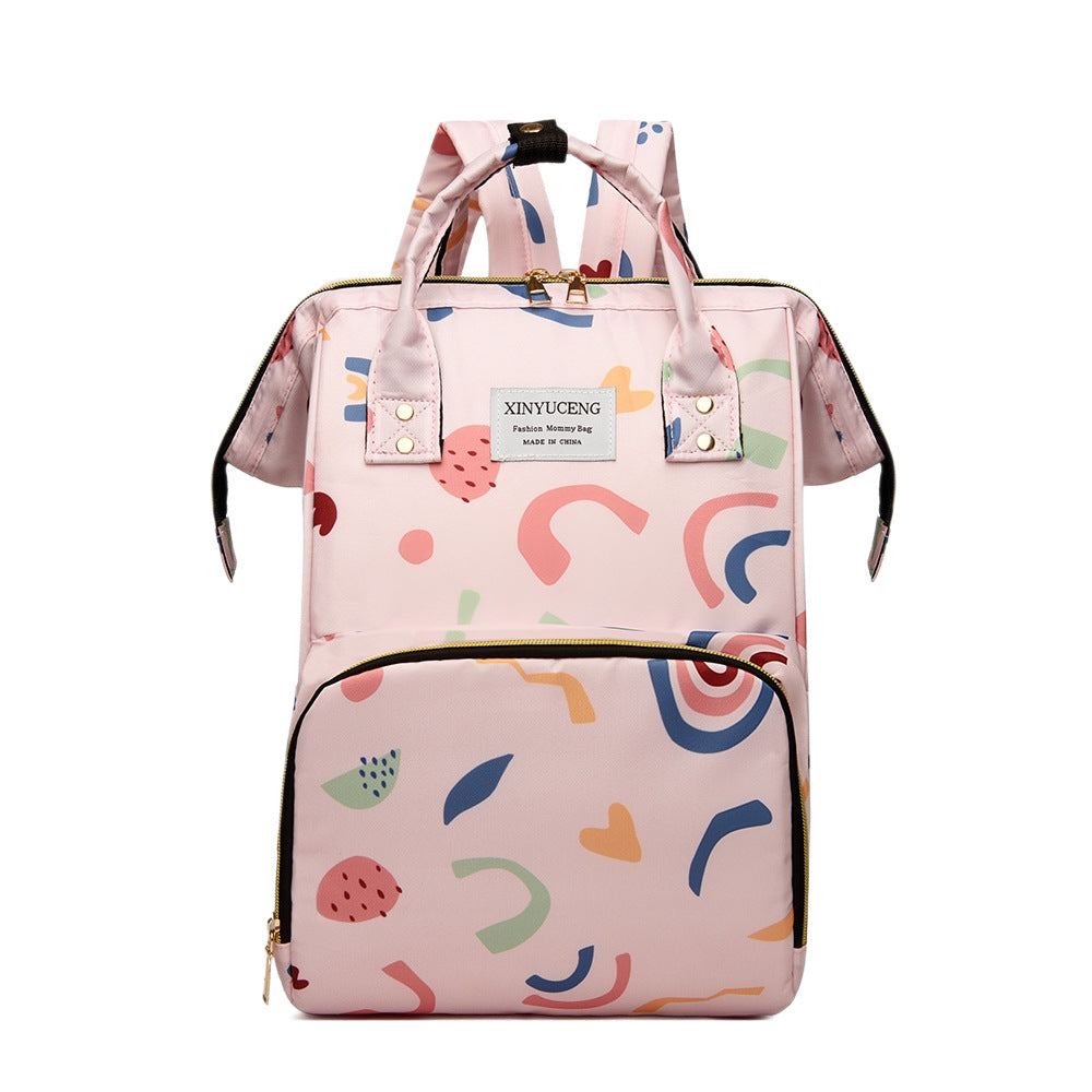 Trendiger Tierdruck Wickelrucksack Brehn